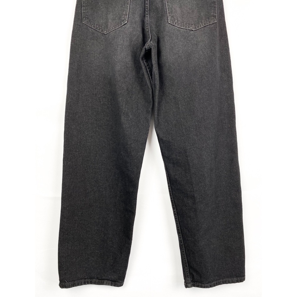 Wrangler High Rise Loose Baggy Fit Jeans, Black Denim Wash - Size 28 - Picture 10 of 12